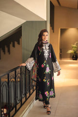 Aneelas Collection | Black - Luxury Lawn Collection