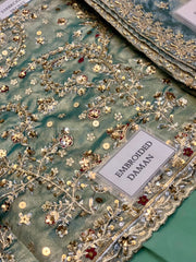 Haris Shakeel | Sea-Green Gold - Addawork Formal Wedding Wear Collection