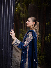 Aneelas Collection | Dark Blue - Velvet Collection
