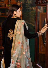 Zainab Chottani Embroidery Velvet Black Formal Collection