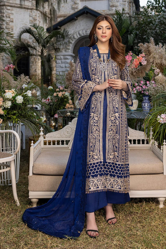Azure Blue Formal Collection Chiffon 3pc