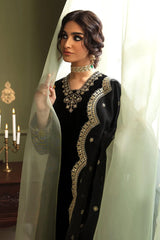 Baroque Black Formal Collection Velvet 3PC