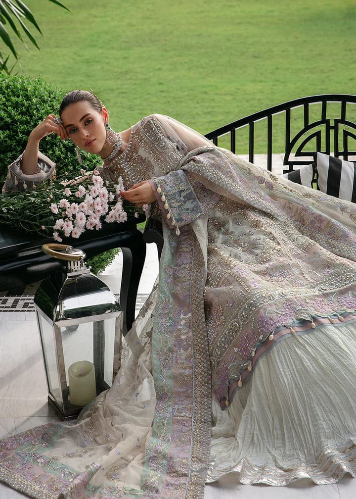 Avyana Wedding Collection Organza Dress Hand Work 3pc