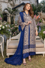 Azure Blue Formal Collection Chiffon 3pc