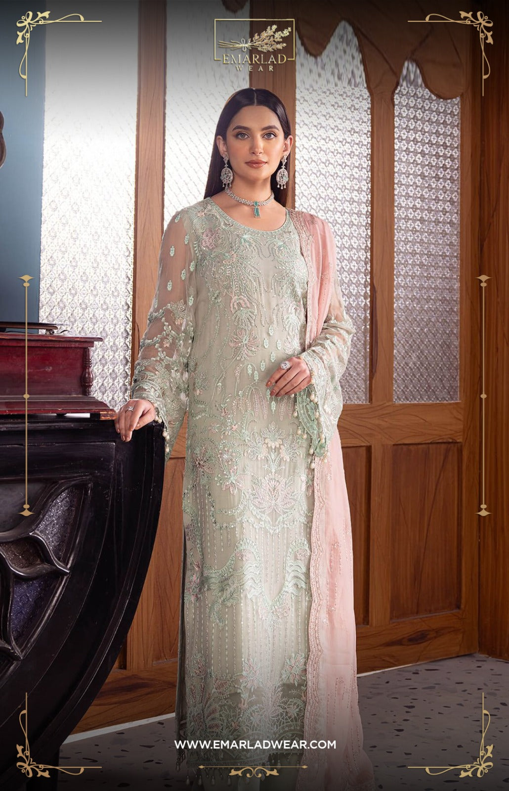 Flossie Green Sami Pure Chiffon Dress New Arrival