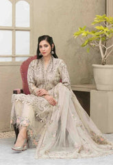 MARIA.B FESTIVE EMBROIDERED ORGANZA DRESS SAMI STITCHED 3PC