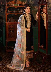 Zainab Chottani Embroidery Velvet Black Formal Collection