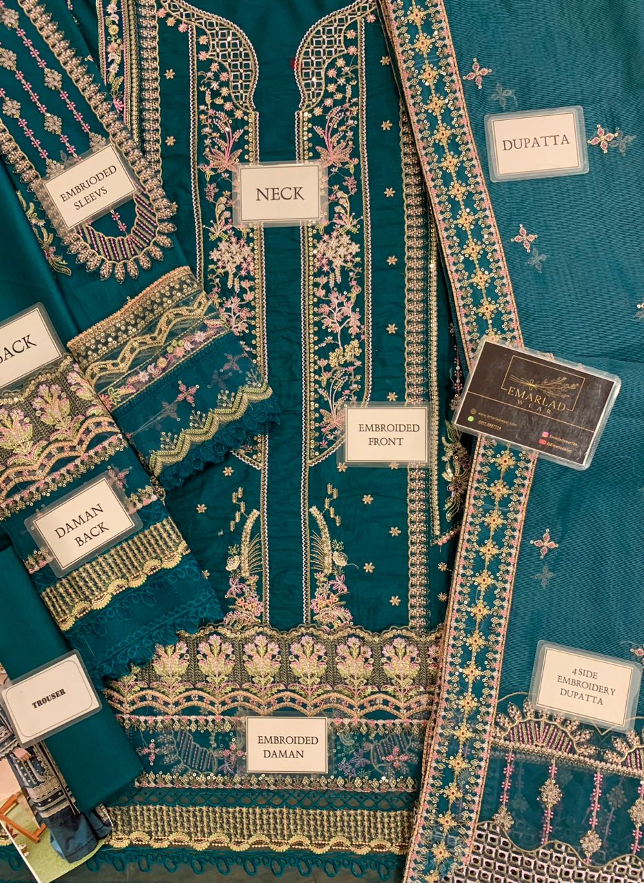 Qalamkar Zink Luxury Lawn Summer Collection