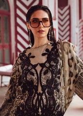 Maria B MPT-2702-B-25 | Cheeta Print Brown - Silk Collection