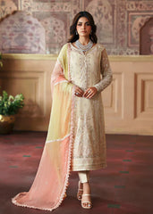 Gulaal | Pale Yellow - Chiffon Collection