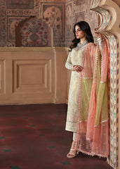 Gulaal | Pale Yellow - Chiffon Collection