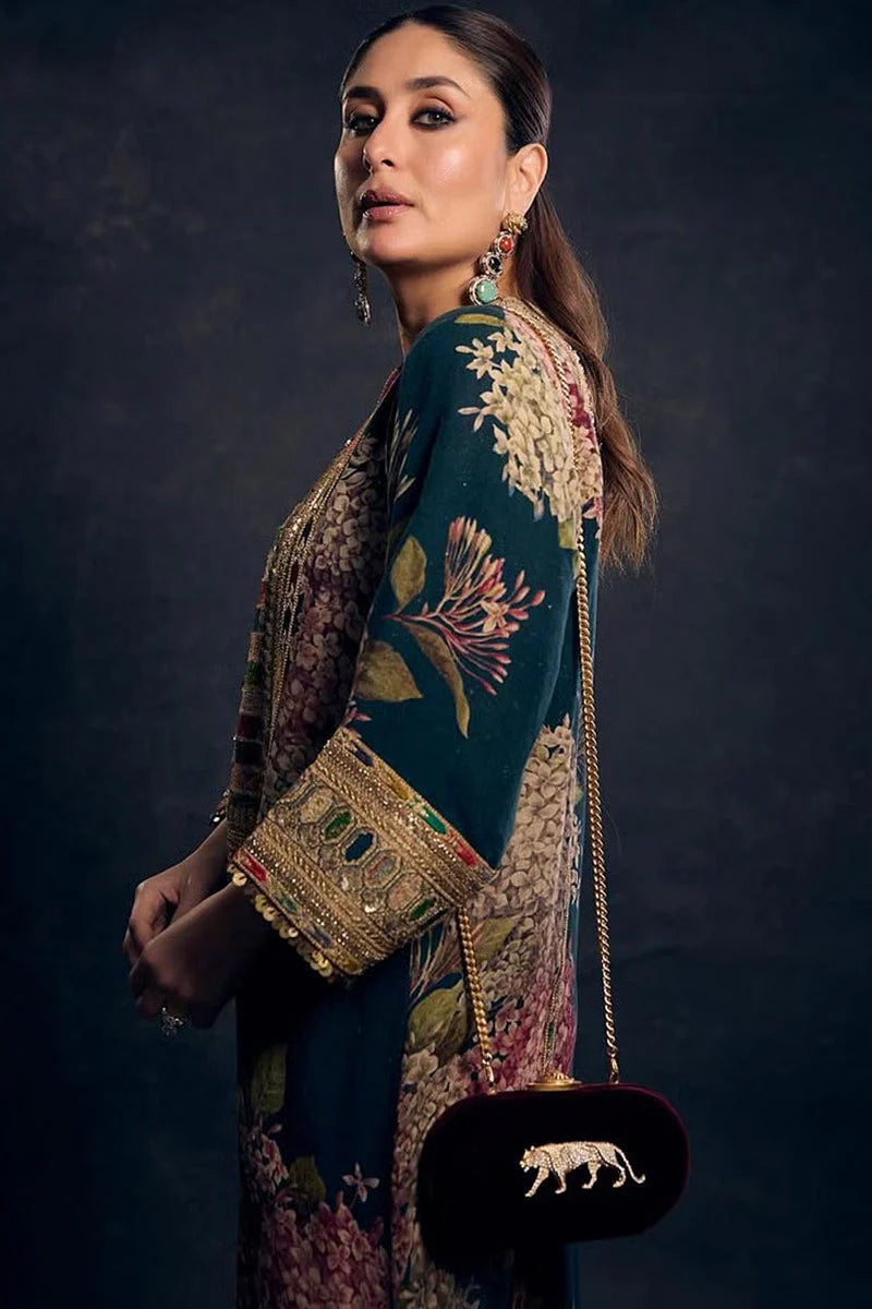 Sabya Sachi | Zinc Blue - Shamoz Silk Collection