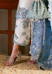 Hussain Rehar | Off-White - Raw Silk Embroidered Collection